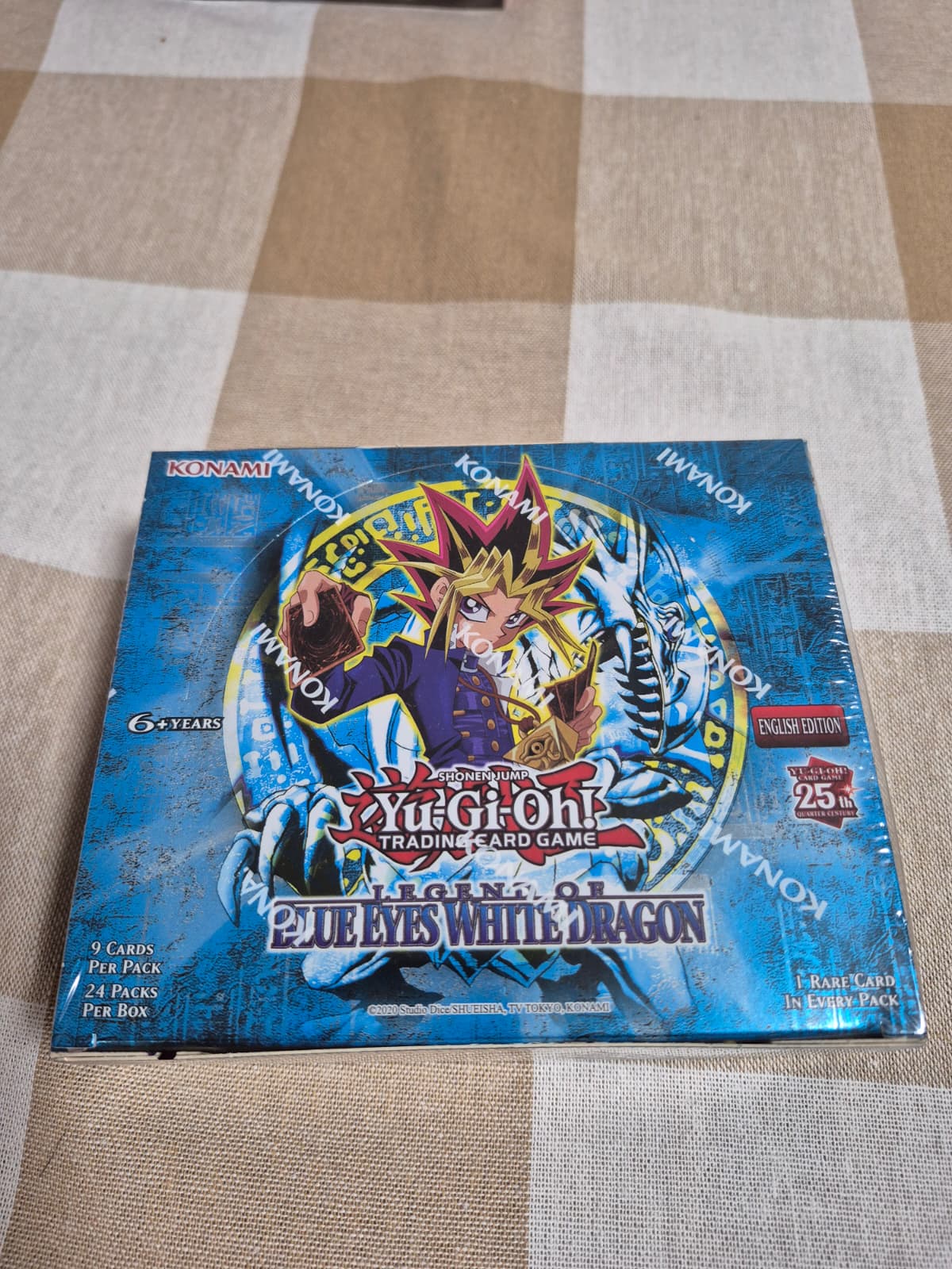 Yu-Gi-Oh! Legend of Blue-Eyes White Dragon Booster Box – 25th Anniversary Reprint (Sealed)