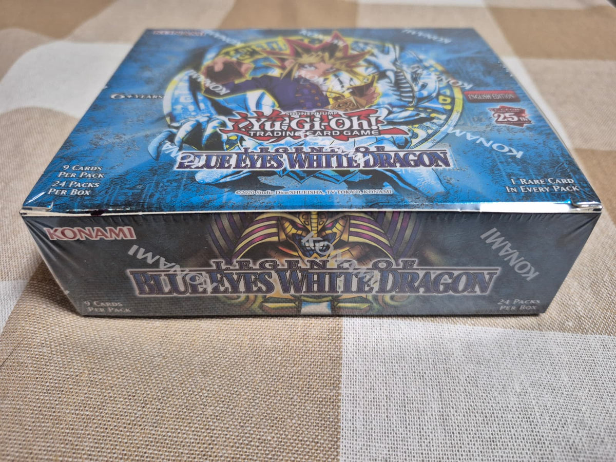 Yu-Gi-Oh! Legend of Blue-Eyes White Dragon Booster Box – 25th Anniversary Reprint (Sealed)